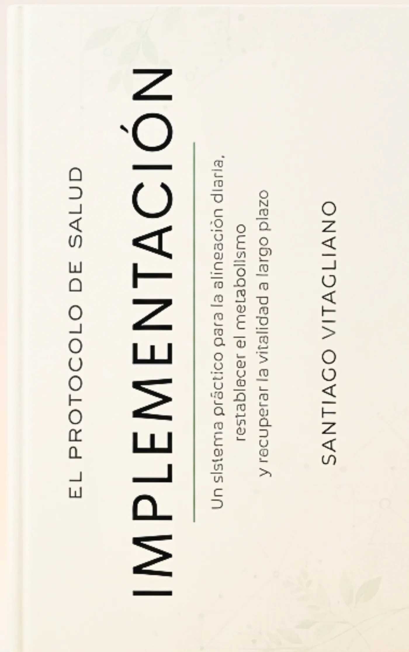 El Protocolo De Salud · Implementación, portada